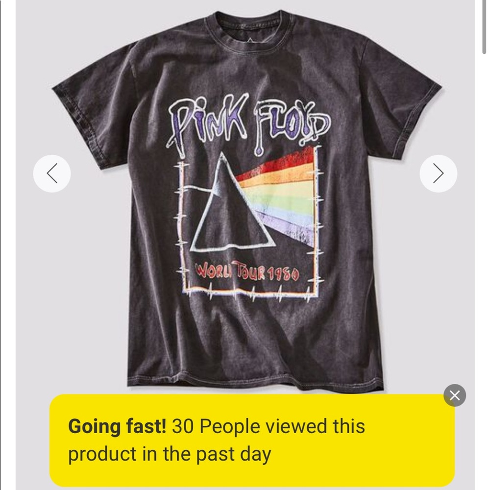 NWT Pink Floyd band tee